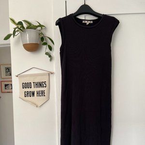 AMO Sleeveless Rib Dress